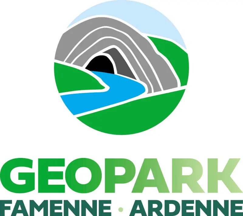 Logo officiel du Geopark Famenne-Ardenne Geopark Famenne-Ardenne