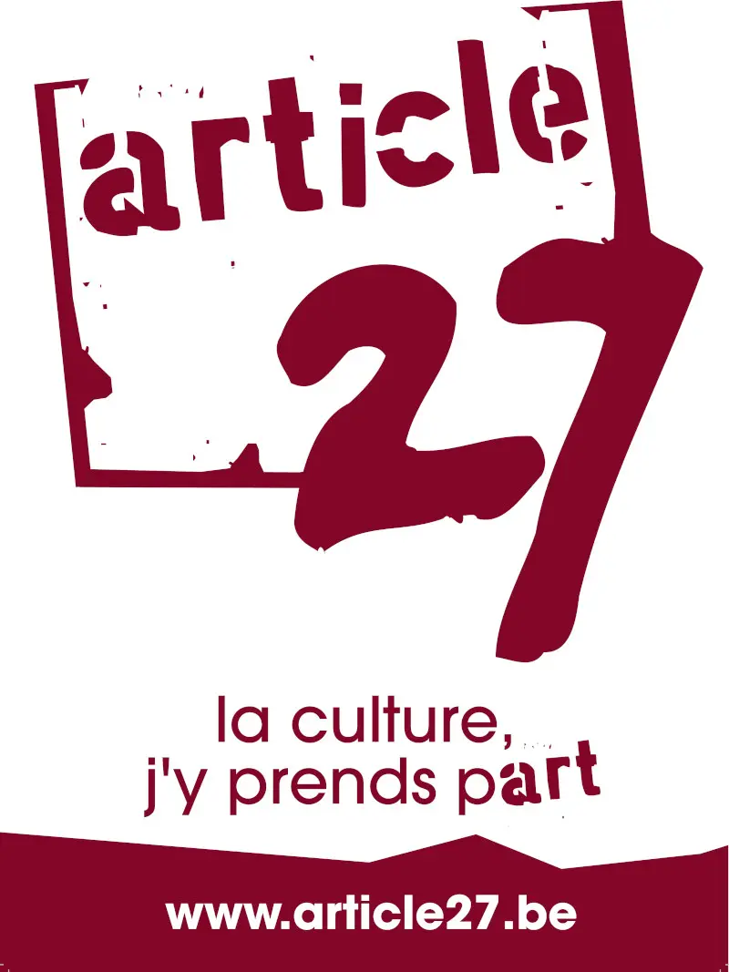 Logo officiel de l'asbl Article 27 Article 27 asbl
